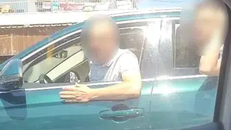 İzmir otoyolunda dehşet anları