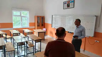 Bozkır’da eğitimde denetim mesaisi