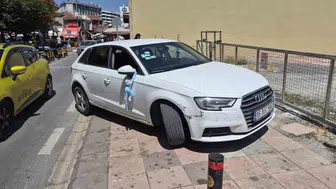 Eskişehir'de ehliyetsiz sürücü yaya geçidinde dehşet saçtı