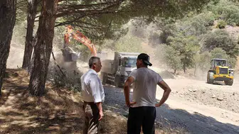 Buharkent festival heyecanı için atış sahasını hazırlıyor