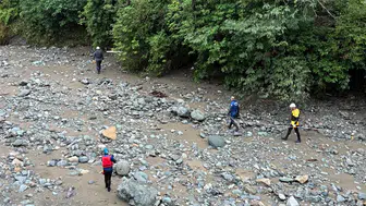 Giresun'da sel suları çekildi iki kişi aranıyor