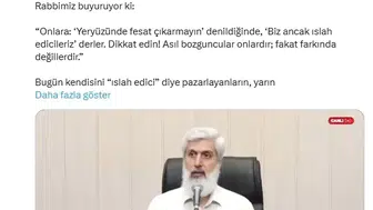 Saral’dan Alparslan Kuytul’a sert uyarı Sıra sana da gelecek