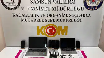 Samsun polisinde dijital kaçakçılık operasyonu