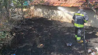 Eskişehir Çifteler’de korkutan yangın büyümeden durduruldu