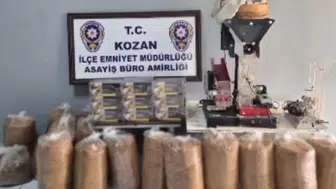 Kozan'da kaçak tütün operasyonu Bir kişi cezaevine gönderildi