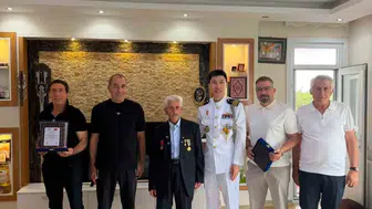 104 yaşındaki Kore gazisine evinde anlamlı ziyaret
