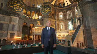 Ayasofya'da Tarihi Restorasyon Seferberliği 3 Etabın Ardından Gözler Kubbede