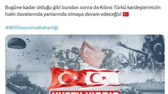 Ankara'dan Lefkoşa'ya 1 Ağustos mesajı
