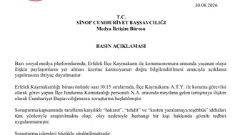 Erfelek Kaymakamlığı önünde gergin anlar: Adli süreç resmen başladı