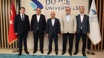 Düzce TSO'dan Rektör Sözbir'e yeni dönem desteği