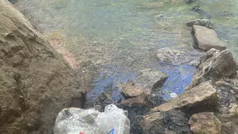 Çermik Sinek Çayı'nda çöp skandalı