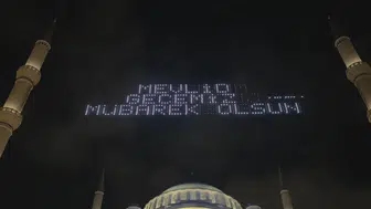 Çamlıca Camisi'nde kandil gecesi doldu taştı
