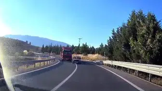 Safranbolu'da korku dolu anlar Hatalı sollama kazaya saniyeler kala önlendi