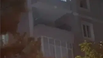 Beylikdüzü’nde sekizinci kattaki balkonda tehlikeli dans