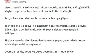 Devlet ailelerin durumunu haritalarla izleyecek