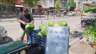 Salah gelmedi ama Amasyalı manav sözünü tuttu