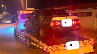 İnebolu'da gürültüye geçit yok 5 araç trafikten men edildi