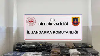 Bilecik yolunda kaçak tekstil operasyonu