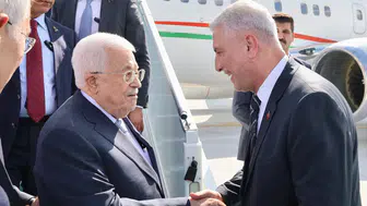 Filistin Lideri Abbas Ankara'ya Geldi