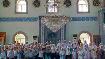Aydın Başaran'da minik öğrencilerin Kur'an kursu heyecanı sona erdi