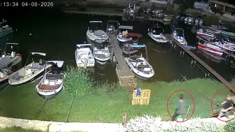 İznik Limanı’nda gece yarısı tekne soygunu