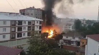 Samsun'da tüp bayisinde korkutan yangın