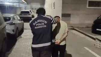 Samsun polisi uzun süredir aranan uyuşturucu tacirini yakaladı