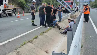 Çekici 500 metre sonra motosiklete çarptı Karabük-Bartın yolunda 2 ölü