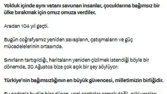 Kılıçdaroğlu'ndan 30 Ağustos mesajı: Anadolu'nun kaderi bu topraklarda yazıldı