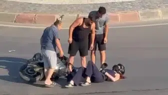 Edirne Kıyık Caddesi üzerinde tır ve motosiklet çarpıştı