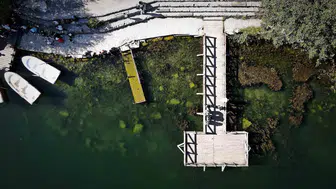 Karagöl'ün kalp şekli görenleri kendine hayran bırakıyor