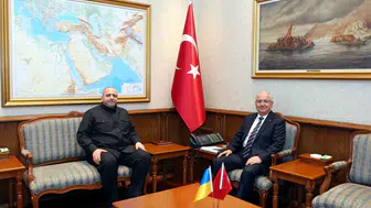Güler, Ukrayna'nın güvenlik zirvesindeki ismi ağırladı