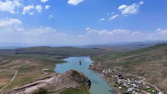 Gökyüzünde nefes kesen av anı dron kamerasına takıldı