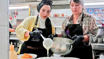 Düzceli kadınlar profesyonel mutfaklarda işbaşı yapmaya hazırlanıyor