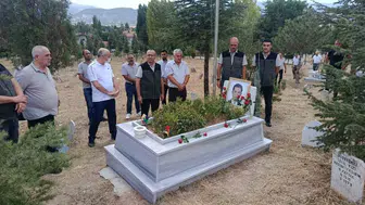 Kütahya'da şehit orman şefi Murat Yıldırım için mevlit okutuldu, kabri ziyaret edildi