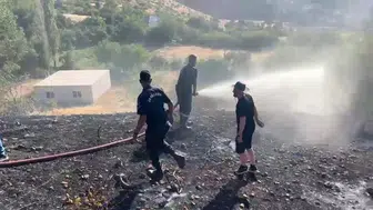 Adıyaman Sincik’te korkutan yangın kontrol altına alındı