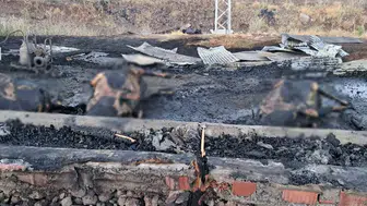 Borçla aldığı gebe inekler yangında telef oldu, köylü yardım bekliyor