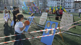 Yaz tatilinde 3 bin 300 çocuk spor sahasındaydı