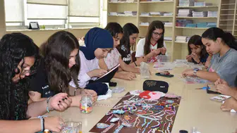 Şahinbeyli çocuklar yaz tatilini sanatsal atölyelerde geçiriyor