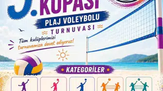 Köyceğiz Delta Plajı'nda voleybol heyecanı başlıyor