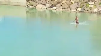 Düzce'de serinlemek isteyen çocuğun kalbi suyun içinde durdu