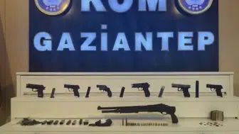 Gaziantep'te kaçak silah ve tarihi eser operasyonu