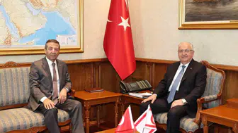 Ankara'da Kıbrıs trafiği Güler ve Ertuğruloğlu görüştü