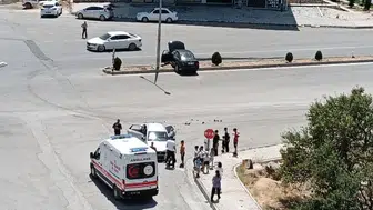 Elazığ Ulukent'te trafik kazası Bir kişi hastaneye kaldırıldı