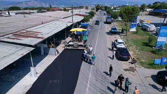 Sarıgöl Sanayi Sitesi’nde yol çilesi bitiyor