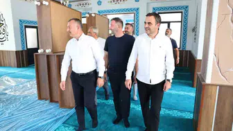 Gazze Şehitleri Camii açılış için gün sayıyor, son rötuşlar yapılıyor