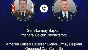 Genelkurmay Başkanları hattan görüştü