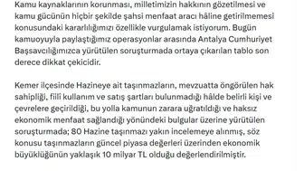 Kemer'de 10 milyarlık hazine taşınmazı vurgunu 27 gözaltı