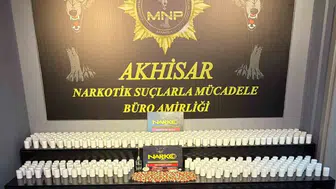 Akhisar'da büyük uyuşturucu operasyonu 30 bin hap ele geçirildi