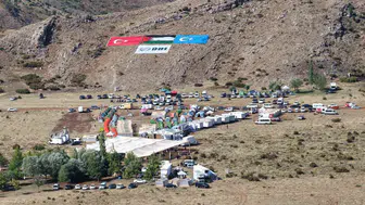 Aladağlar'ın zirvesinde iyilik buluşması İHH teşkilatları Yahyalı'da